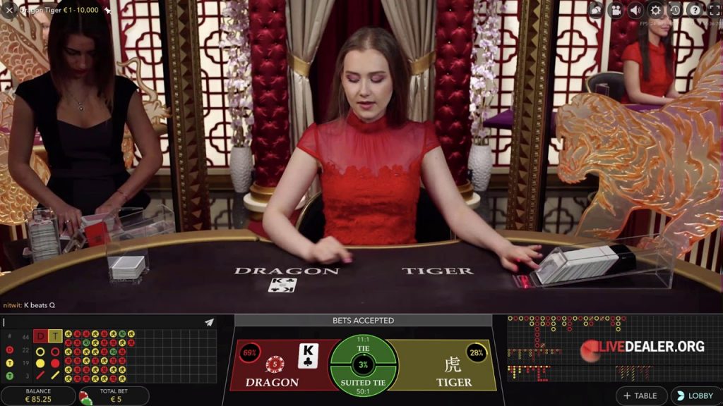 Live Dragon Tiger Casino